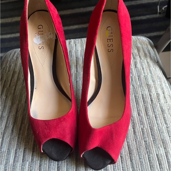 Guess peep toe platform shoe - Picture 2 of 3